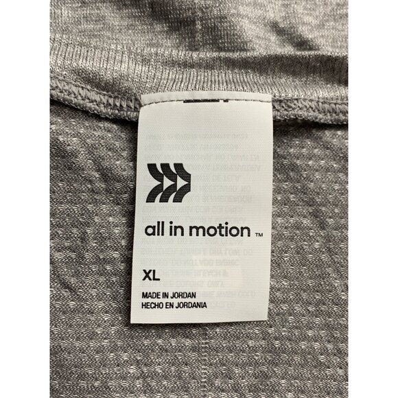 All In Motion Seamless Core Tank Heathered Gray Sleeveless Activewear Size XL - Picture 4 of 8